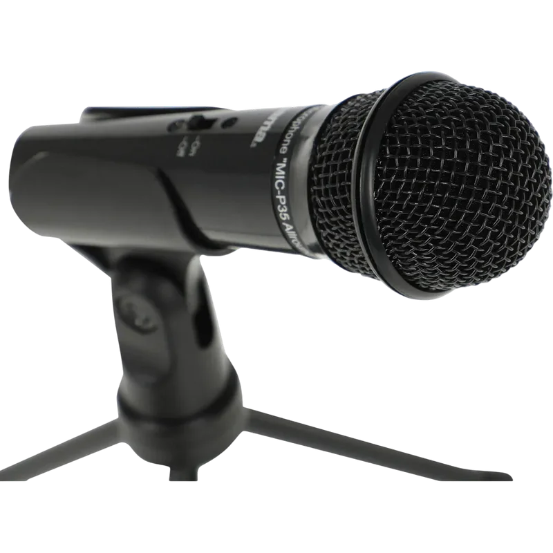 Компьютерный микрофон HAMA MIC-P35 Проводной аналоговый Черный