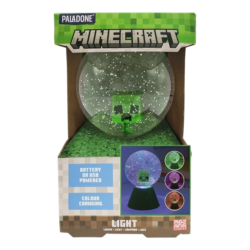 Ночник Paladone Minecraft LED Glitter Ball