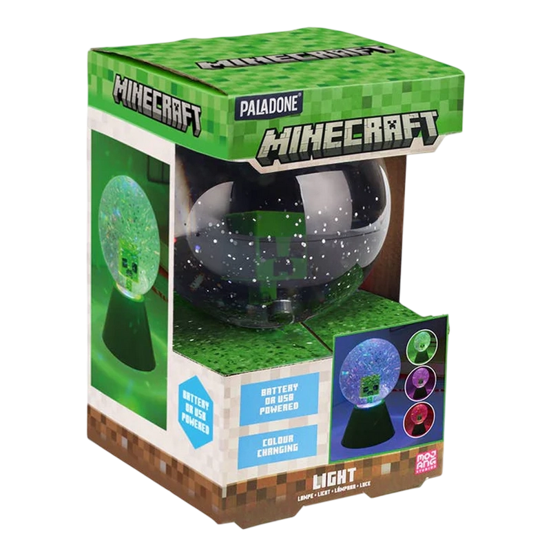 Ночник Paladone Minecraft LED Glitter Ball