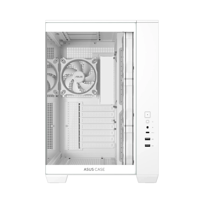 Carcasă PC ASUS A32 PLUS TG Midi-Tower Alb
Fără PSU | Oțel, plastic ABS, Sticlă călită | ARGB