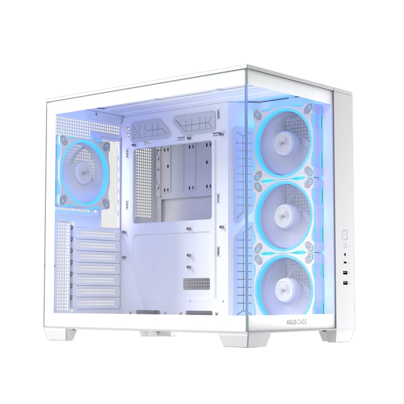 Carcasă PC ASUS A32 PLUS TG Midi-Tower Alb
Fără PSU | Oțel, plastic ABS, Sticlă călită | ARGB