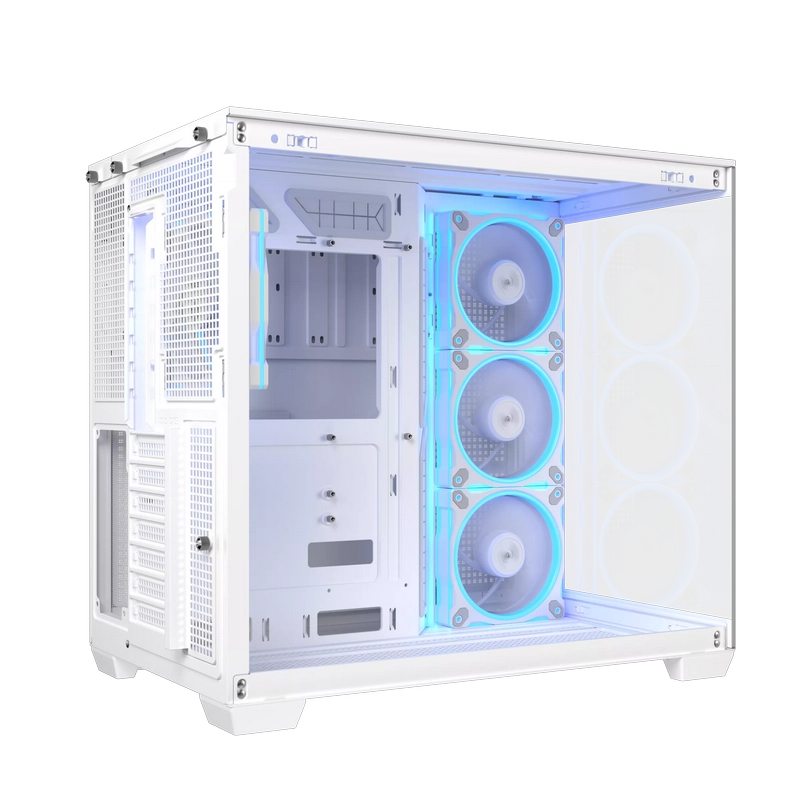 Carcasă PC ASUS A32 PLUS TG Midi-Tower Alb
Fără PSU | Oțel, plastic ABS, Sticlă călită | ARGB