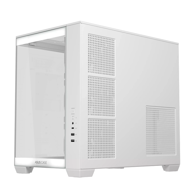 Carcasă PC ASUS A32 PLUS TG Midi-Tower Alb
Fără PSU | Oțel, plastic ABS, Sticlă călită | ARGB