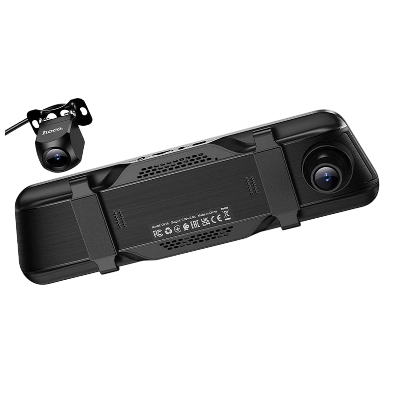 Set Dash Cam față și spate Hoco DV16 Negru