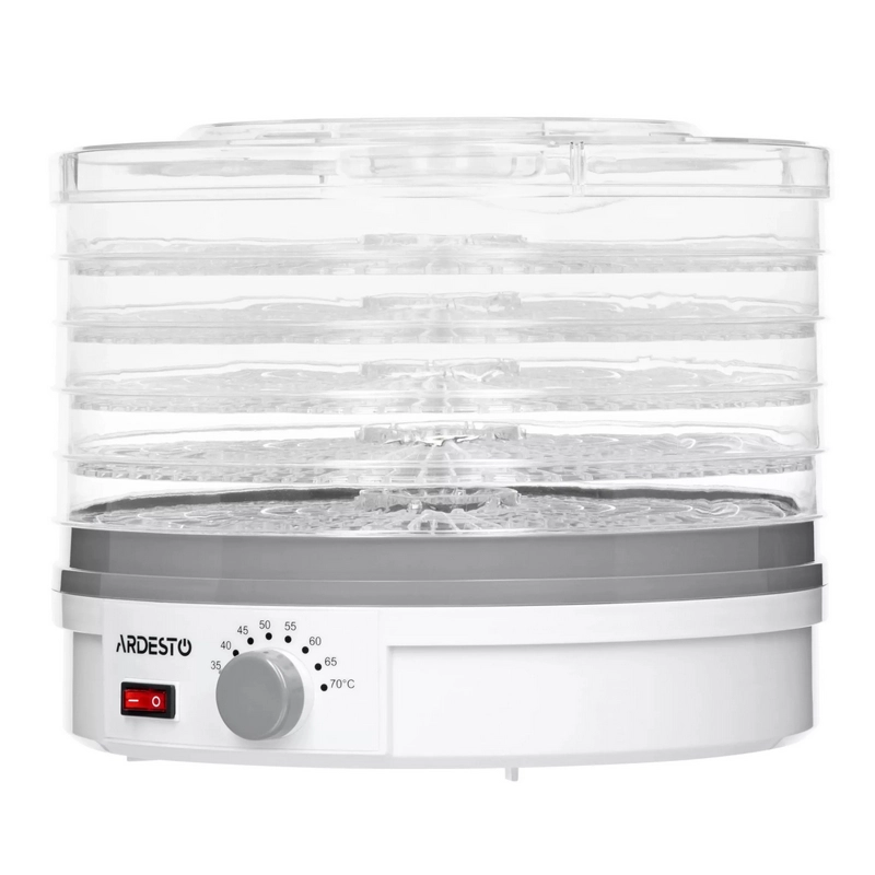 Deshidrator de fructe Ardesto FDB-5320 Alb
245 W | Plastic | Mecanic