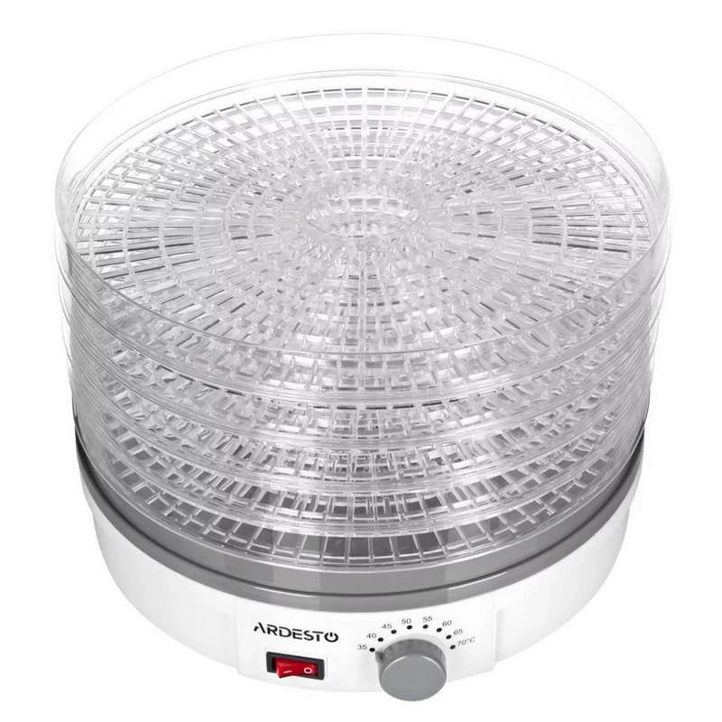 Deshidrator de fructe Ardesto FDB-5320 Alb
245 W | Plastic | Mecanic