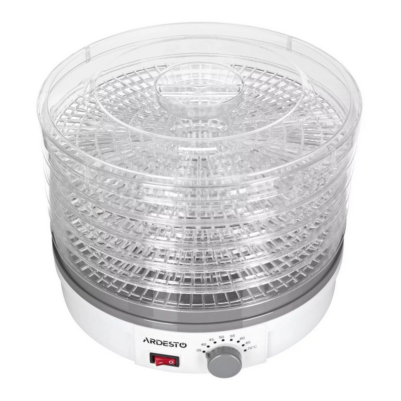 Deshidrator de fructe Ardesto FDB-5320 Alb
245 W | Plastic | Mecanic