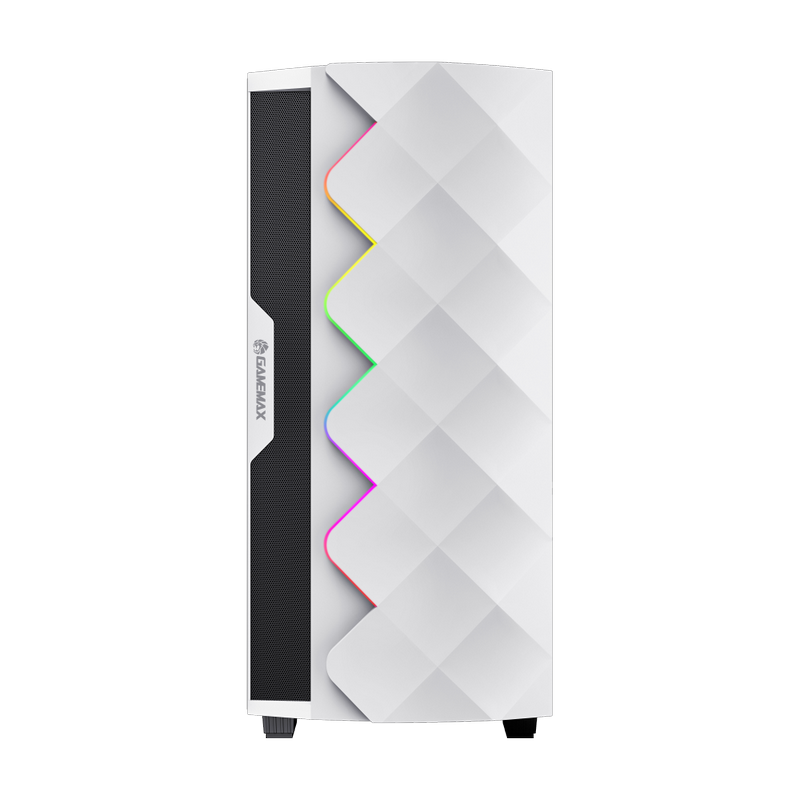 Carcasă PC Gamemax Diamond CP WT Midi-Tower Alb