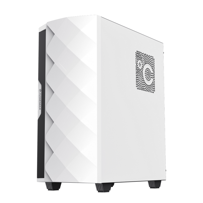 Carcasă PC Gamemax Diamond CP WT Midi-Tower Alb