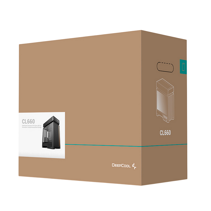 Carcasă PC Deepcool CL660 Midi-Tower Negru