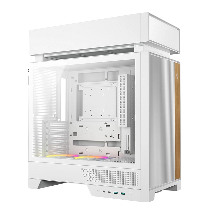 Carcasă PC Deepcool CL660 WH Midi-T..
