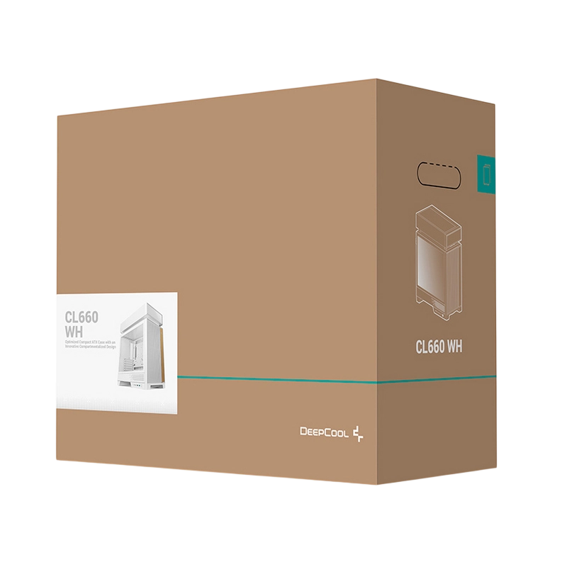 Carcasă PC Deepcool CL660 WH Midi-Tower Alb