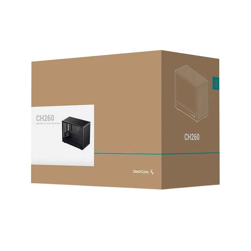 Carcasă PC Deepcool CH260 Mini-Tower Negru