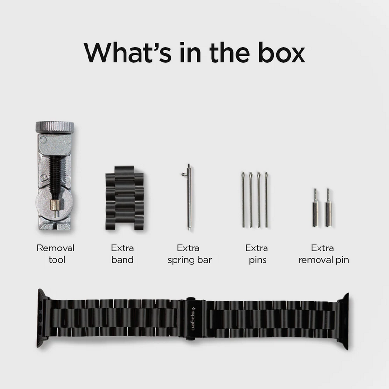 Ремешок для часов Spigen Modern Fit Черный