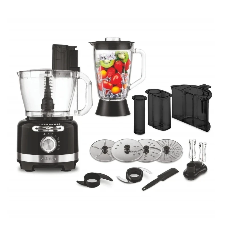 Купить  Кухонные комбайны - Кухонный комбайн Zelmer ZFP9000B Черный..