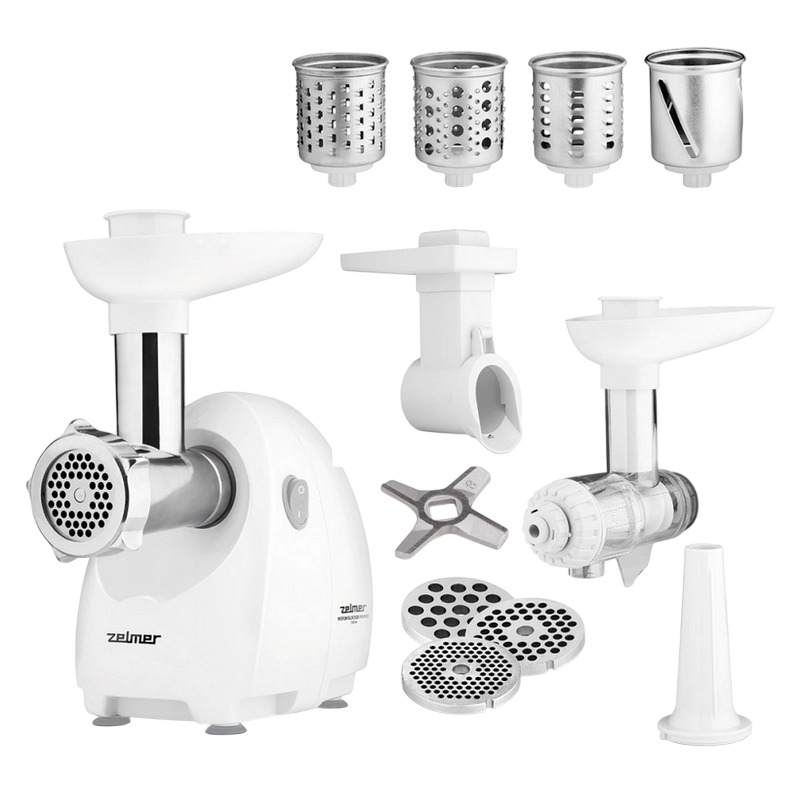 Мясорубка Zelmer ZMM4050B Белый..