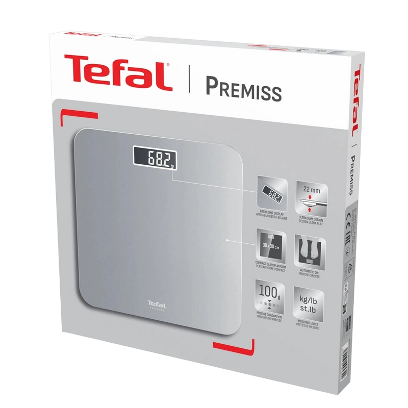 Электронные напольные весы Tefal PP1801V0 Серебристый
