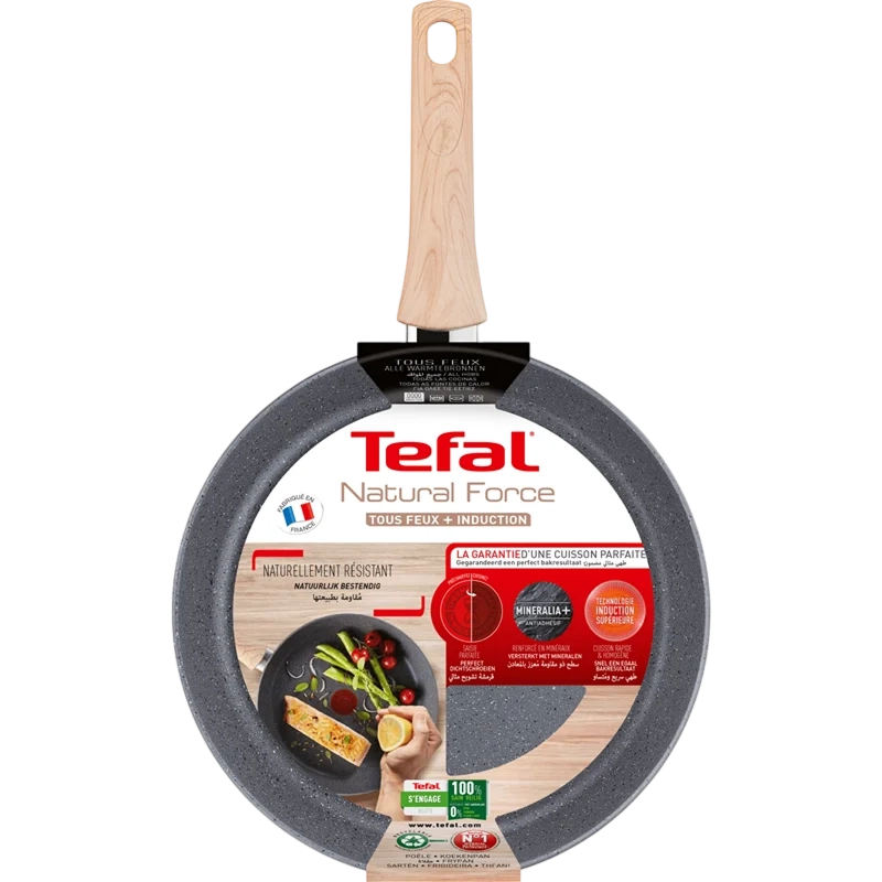 Tigaie Tefal G2660572 Natural Force Negru