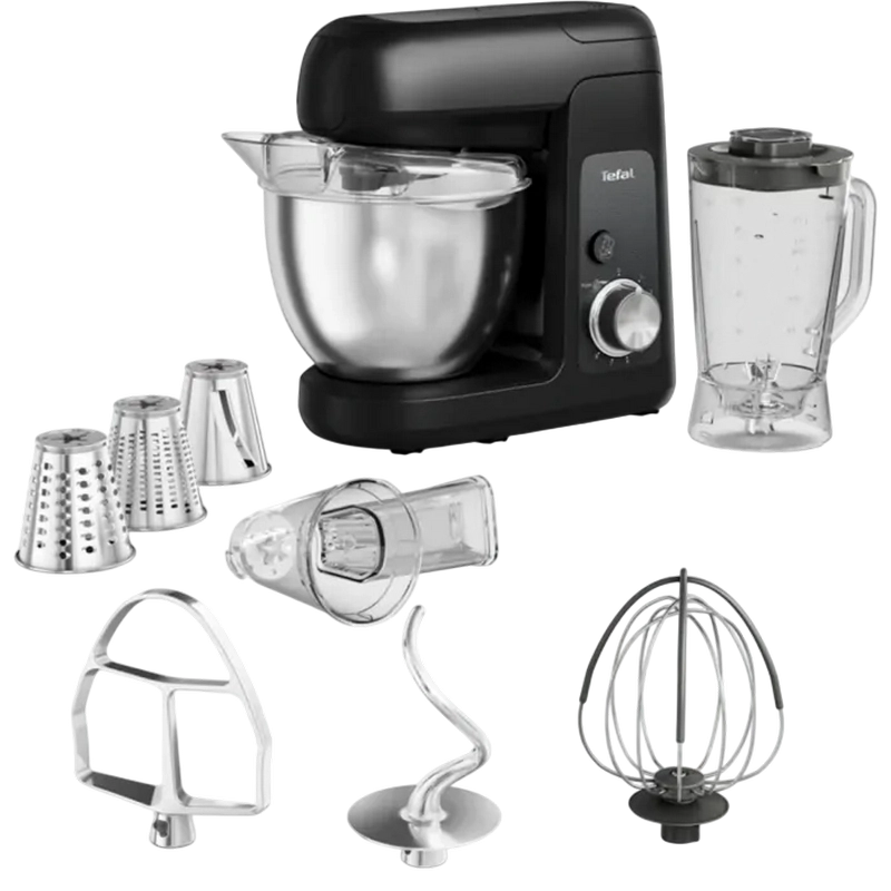 Купить  Кухонные комбайны - Кухонный комбайн Tefal QB522838 Черный..