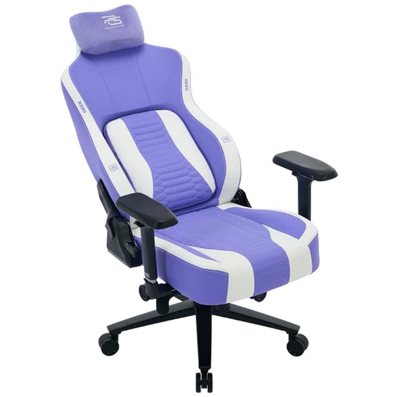 Scaun Gaming Proove Geek PU Piele Violet | Alb