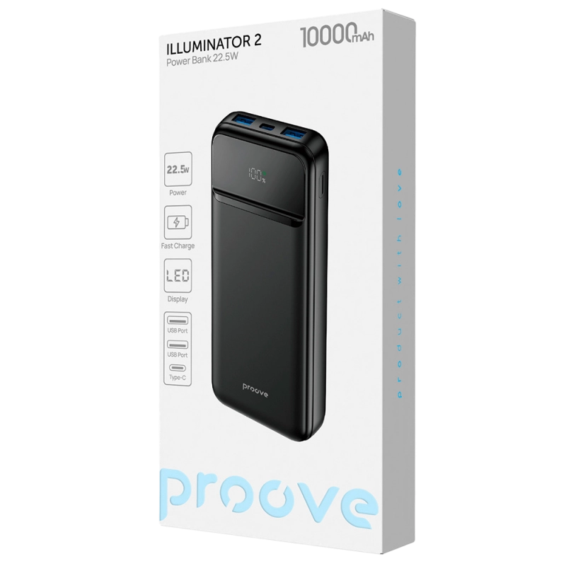 Acumulator extern Proove Illuminator 2 Negru