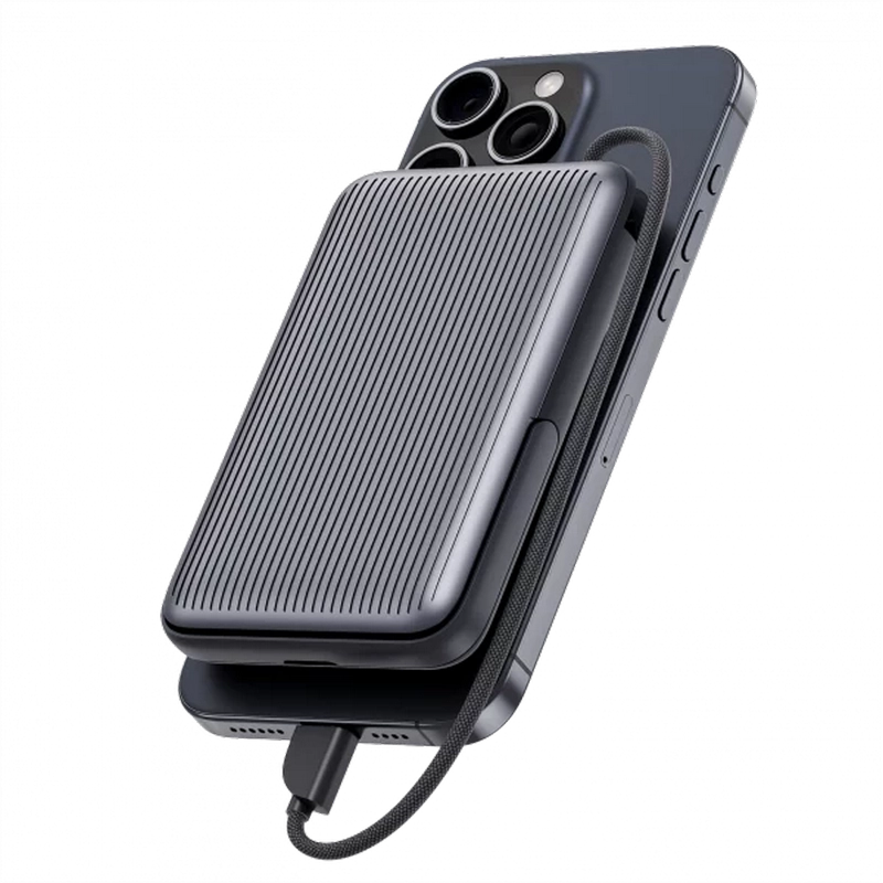 Портативное зарядное устройство Proove Moon Rock Wireless Серый