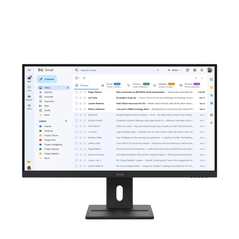 Монитор Lenovo ThinkVision E27-40 Ч..