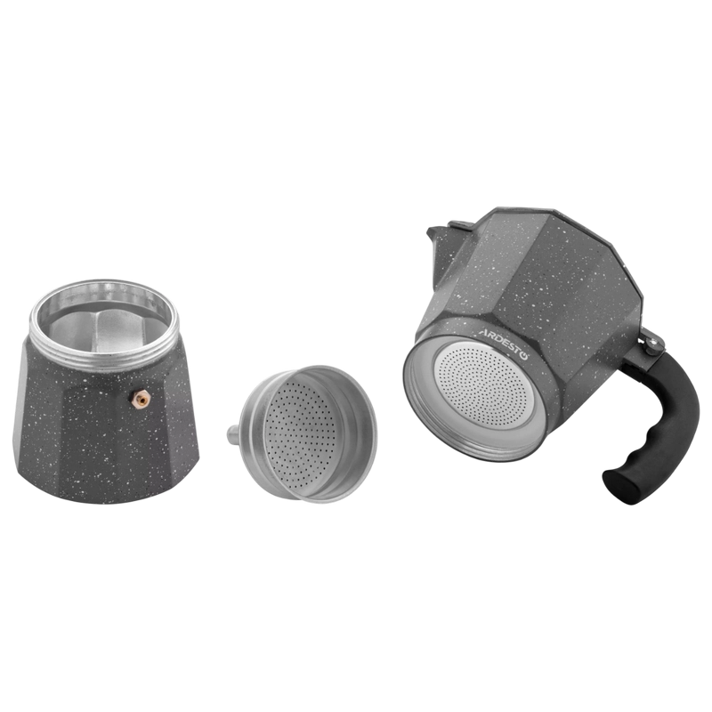 Гейзерная кофеварка Ardesto AR0809AGS Gemini Molise Серый