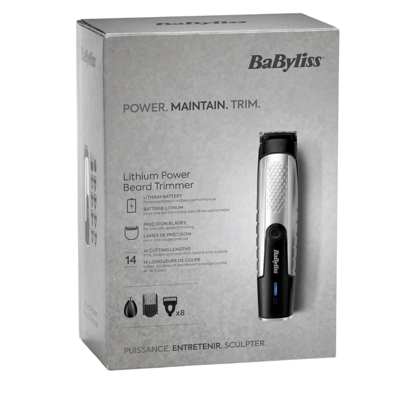 Trimmer pentru bărbați BaByliss T812E Negru