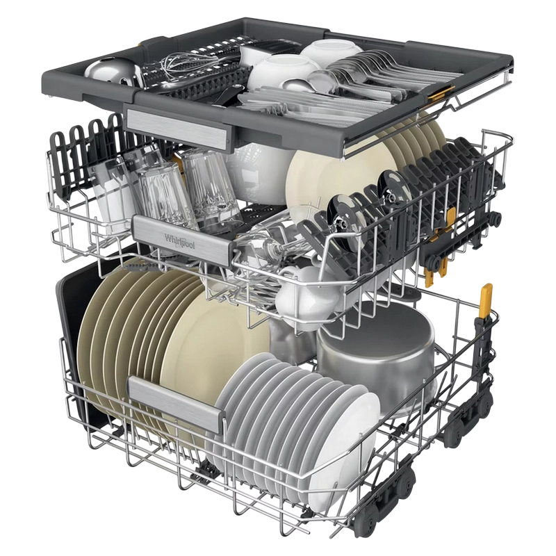 Mașină de spălat vase Whirlpool W7F HS51 X Oțel inoxidabil