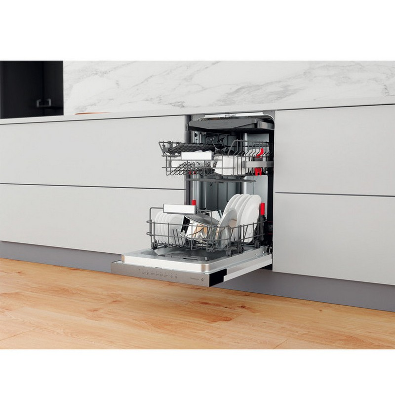 Mașină de spălat vase Whirlpool WSBO 3O34 PF X Oțel inoxidabil
