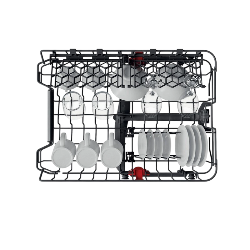 Mașină de spălat vase Whirlpool WSBO 3O34 PF X Oțel inoxidabil