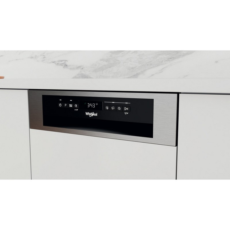 Mașină de spălat vase Whirlpool WSBO 3O34 PF X Oțel inoxidabil
