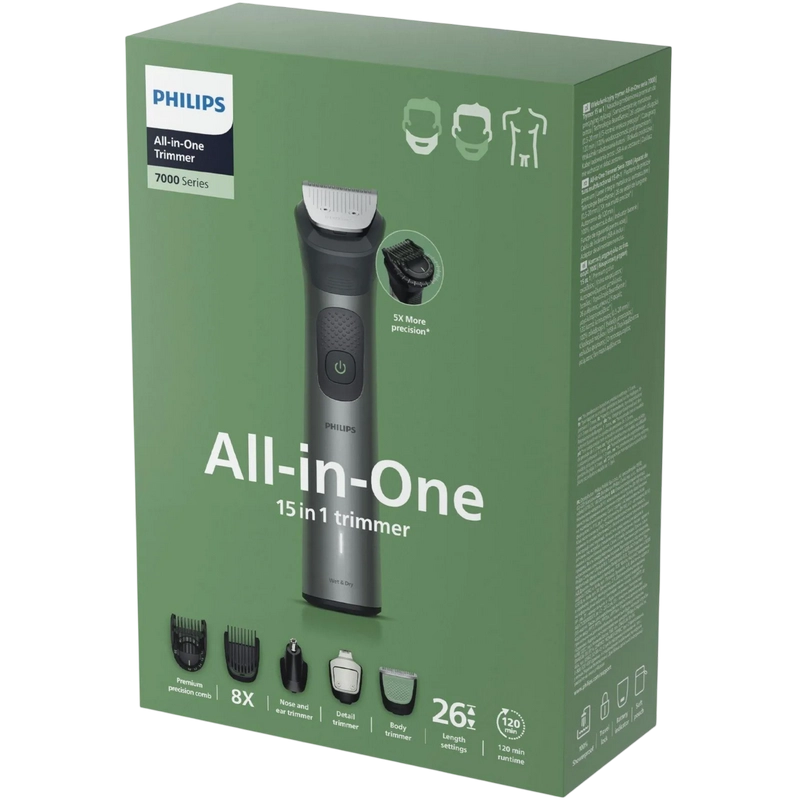 Trimmer pentru bărbați Philips MG7935/15 Gri