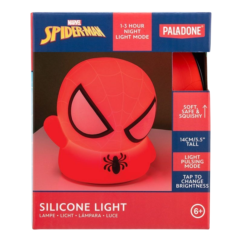Ночник Paladone Spiderman SquishyGlo Silicone Ligh