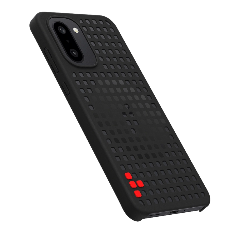 Чехол OnePlus 15R Hole-Pattern Magnetic Чёрный