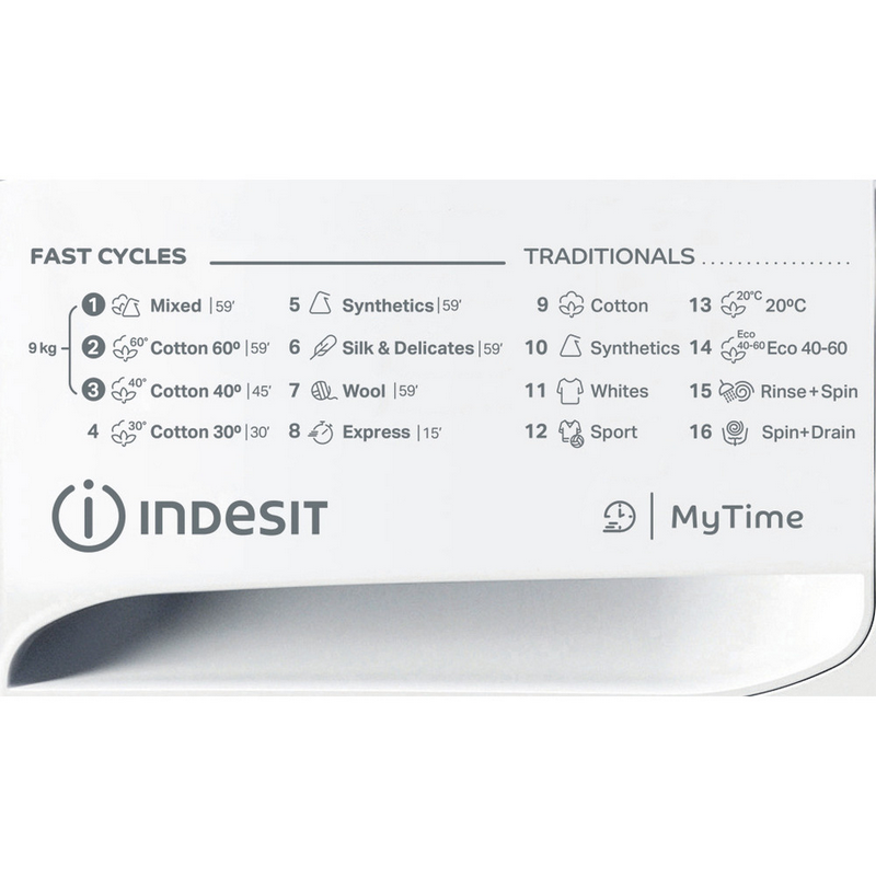 Mașină de spălat Indesit MTWA 91284 W EE Alb