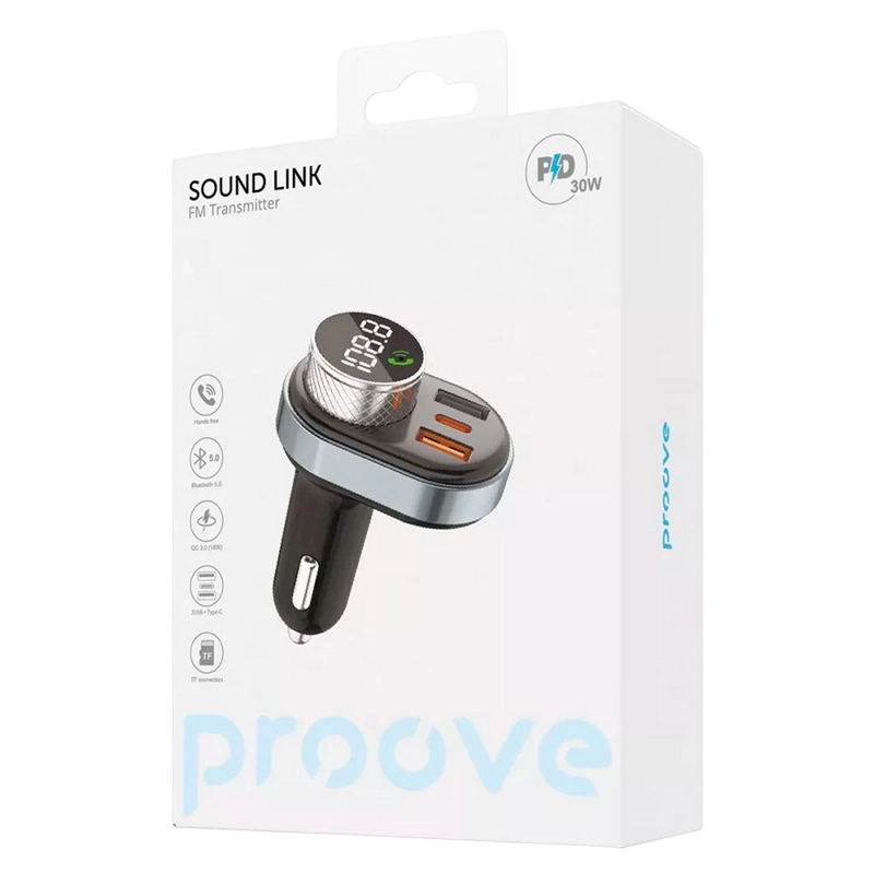 Modulator FM Proove Sound Link Negru
