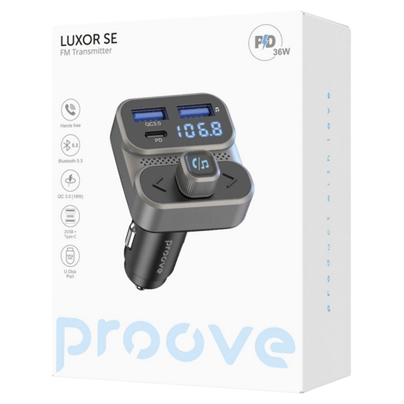 Modulator FM Proove Luxor SE Gri