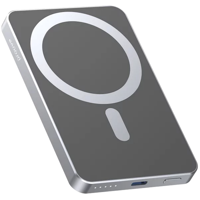 Портативное зарядное устройство Proove Carbon Slim 20W Серебристый