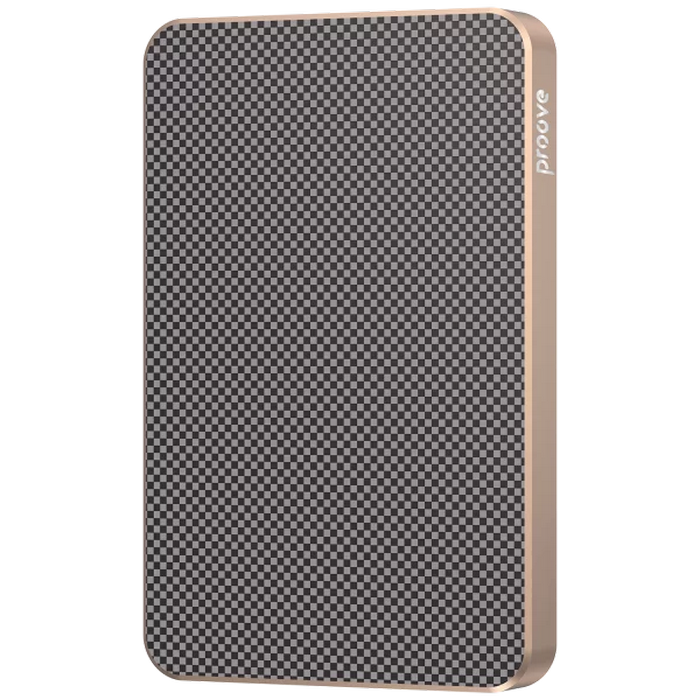 Портативное зарядное устройство Proove Carbon Slim 20W Золотой