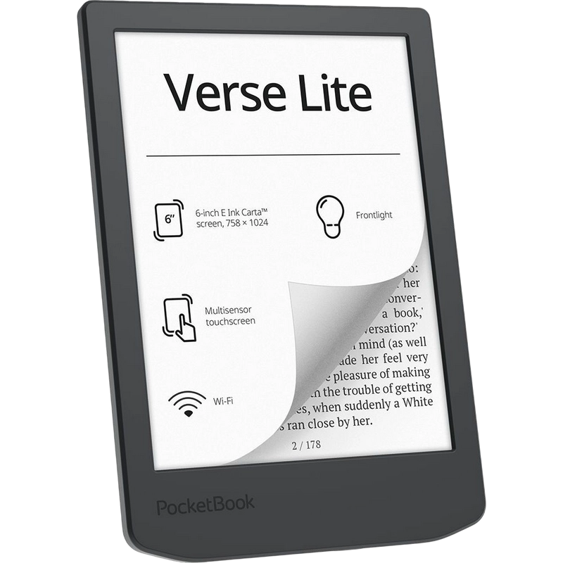 Электронная книга PocketBook 619 Verse Lite Серый