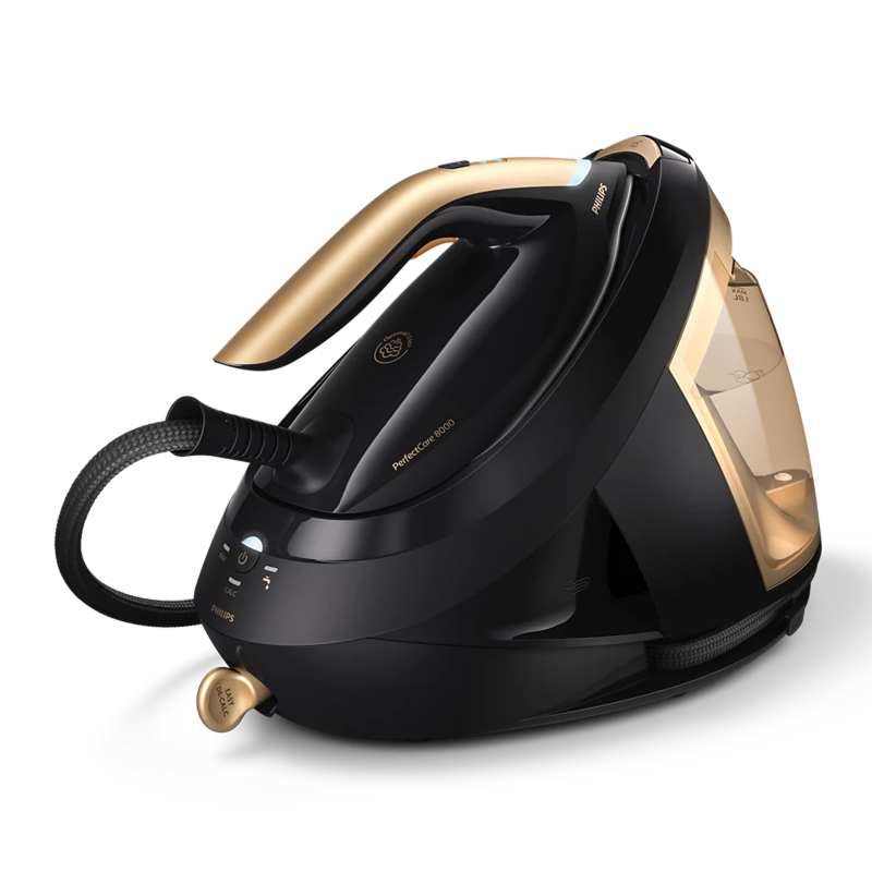 Fier de călcat cu generator de abur Philips PSG8140/80 Negru | Auriu