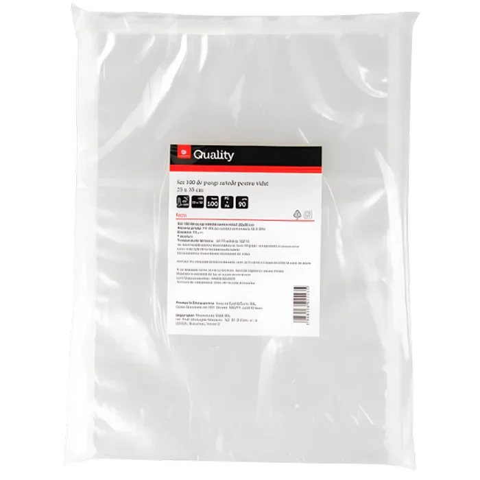 Вакуумные мешки Transgourmet Quality 200 pungi netede 15x20 Прозрачный