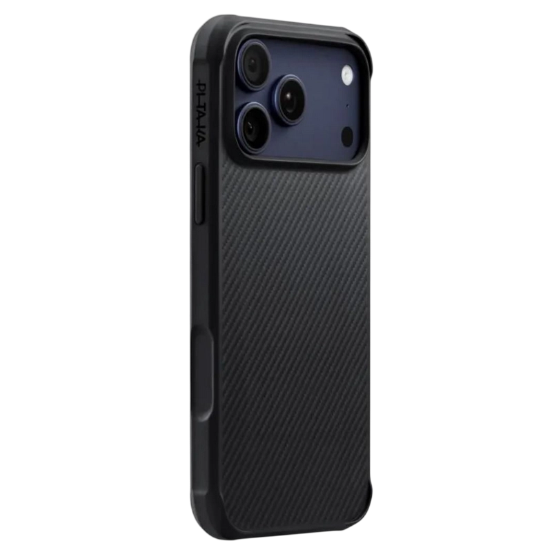 Чехол Pitaka Apple iPhone 17 Pro Max Aramid ProGuard Чёрный | Серый