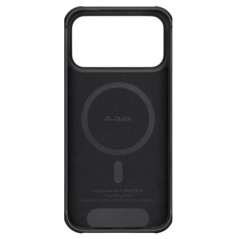 Чехол Pitaka Apple iPhone 17 Pro Max Aramid ProGuard Чёрный | Серый