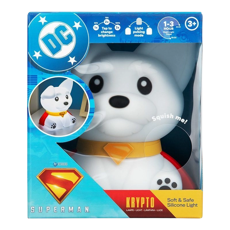 Ночник Paladone Krypto SquishyGlo Белый, Холодный Белый, Теплый Белый