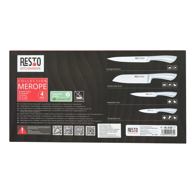 Set de Cuțite RESTO 95606 Merope Oțel inoxidabil