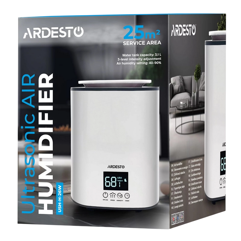 Umidificator de aer Ardesto USH-H-26W Alb