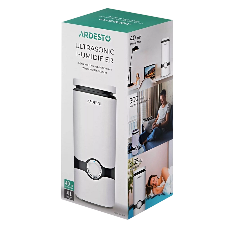 Umidificator de aer Ardesto USH-M-BTN-4L-W Alb